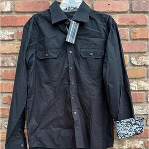 Men’s Toku Long Sleeve Button Down Shirt Size Large